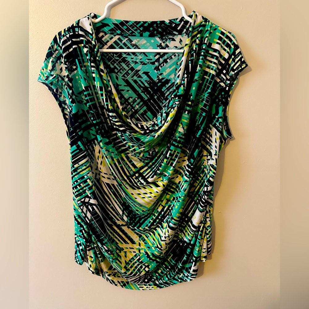 Green blouse